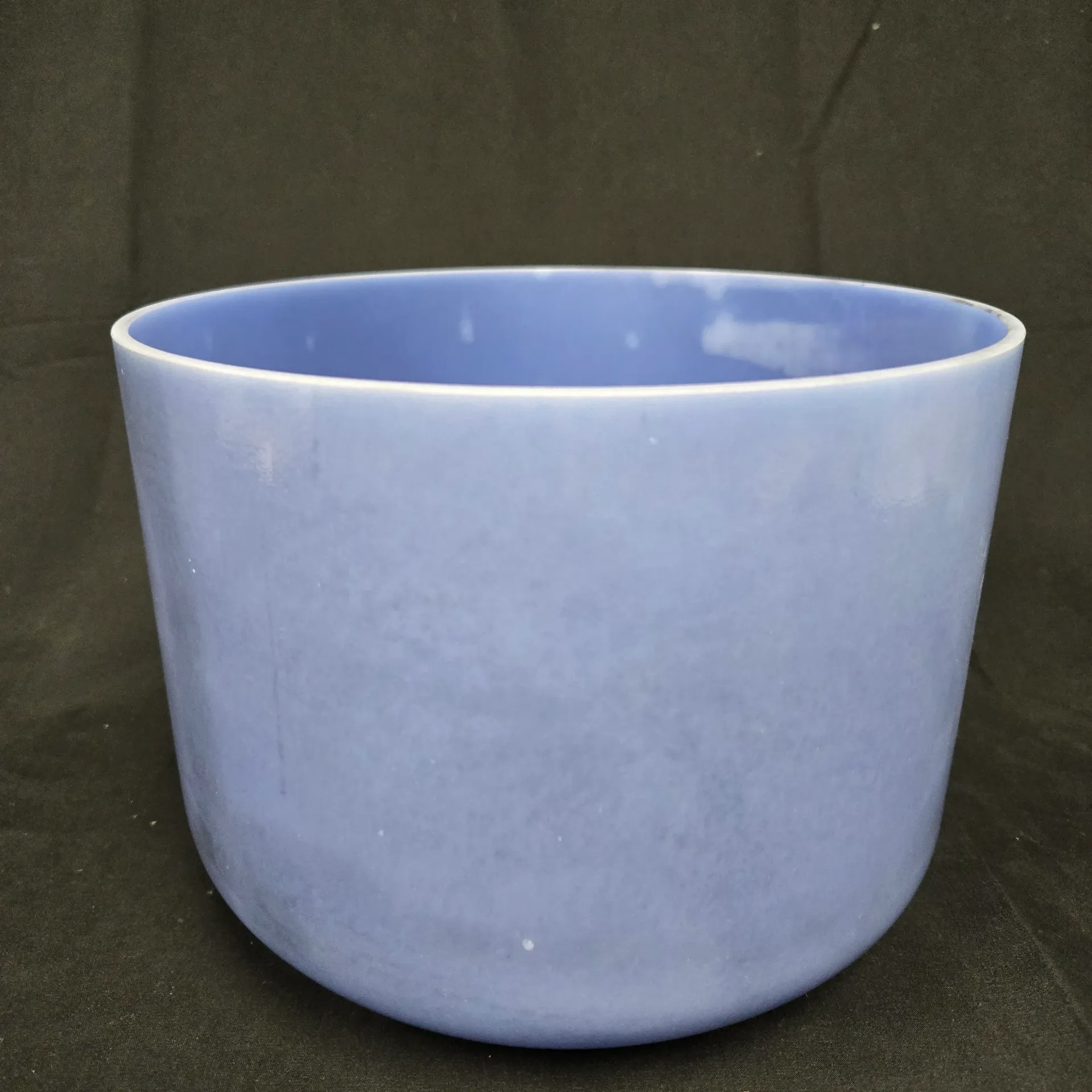 [#5181] 9" Blue Topaz Infused Quartz Crystal Singing Bowl | 3A#+22 | 236 Hz