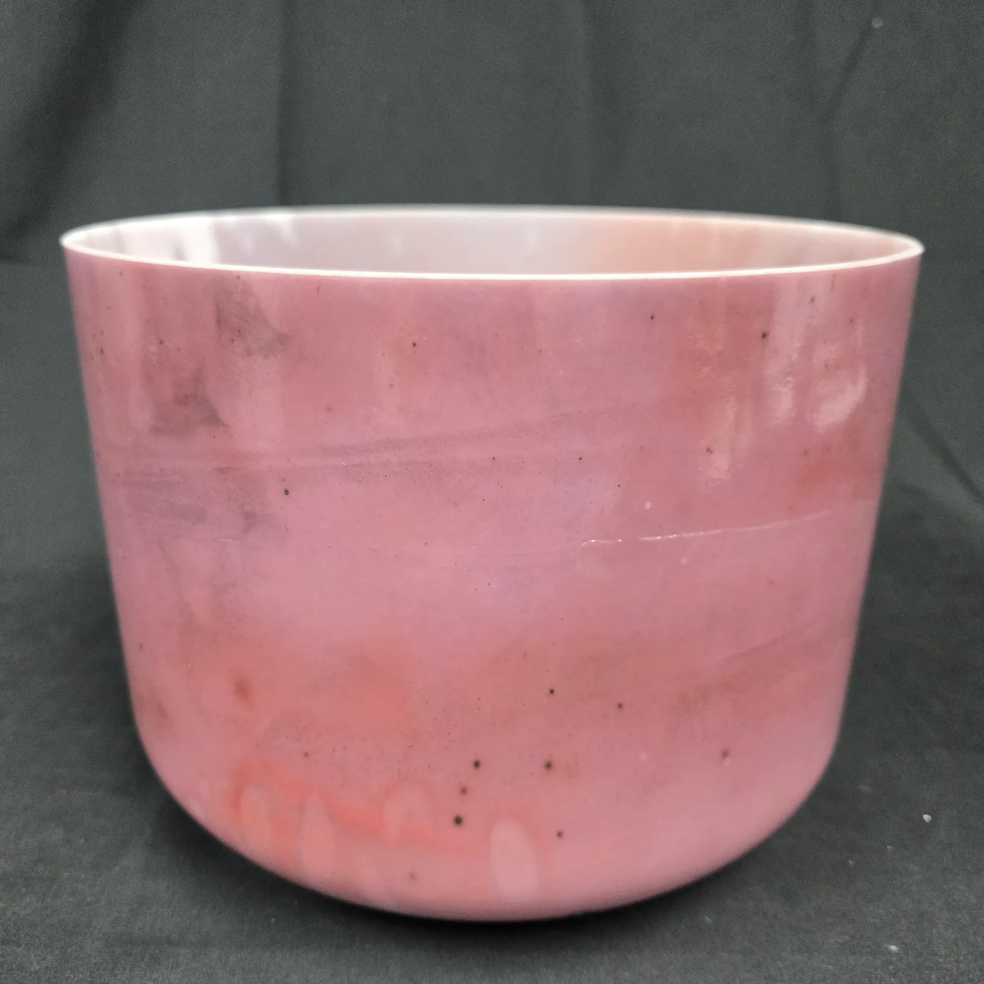 [#5191] 9" Purple Ruby Infused Quartz Crystal Singing Bowl | 3G#-13 | 205 Hz