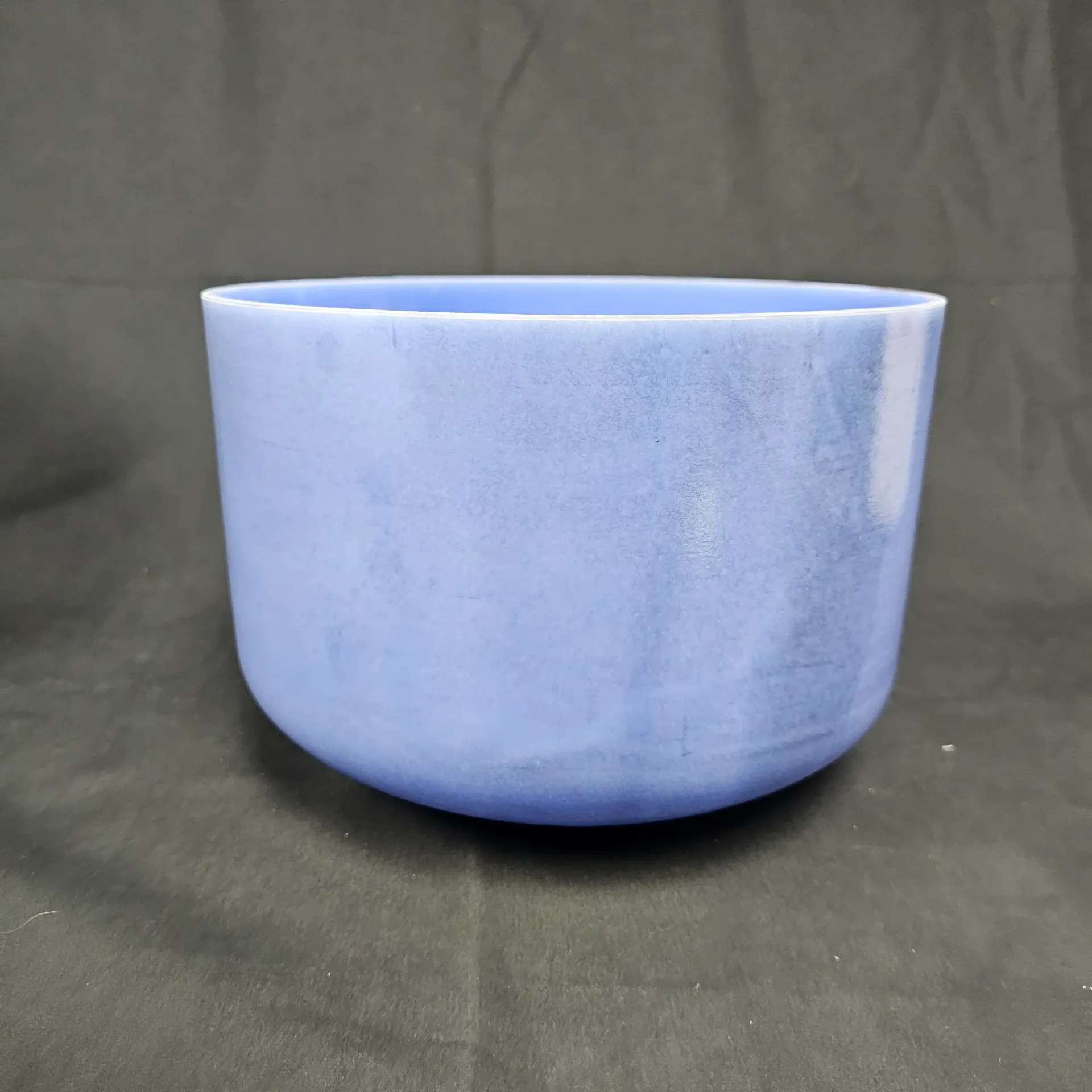 [#5196] 9" Blue Topaz Infused Quartz Crystal Singing Bowl | 4D-3 | 293 Hz