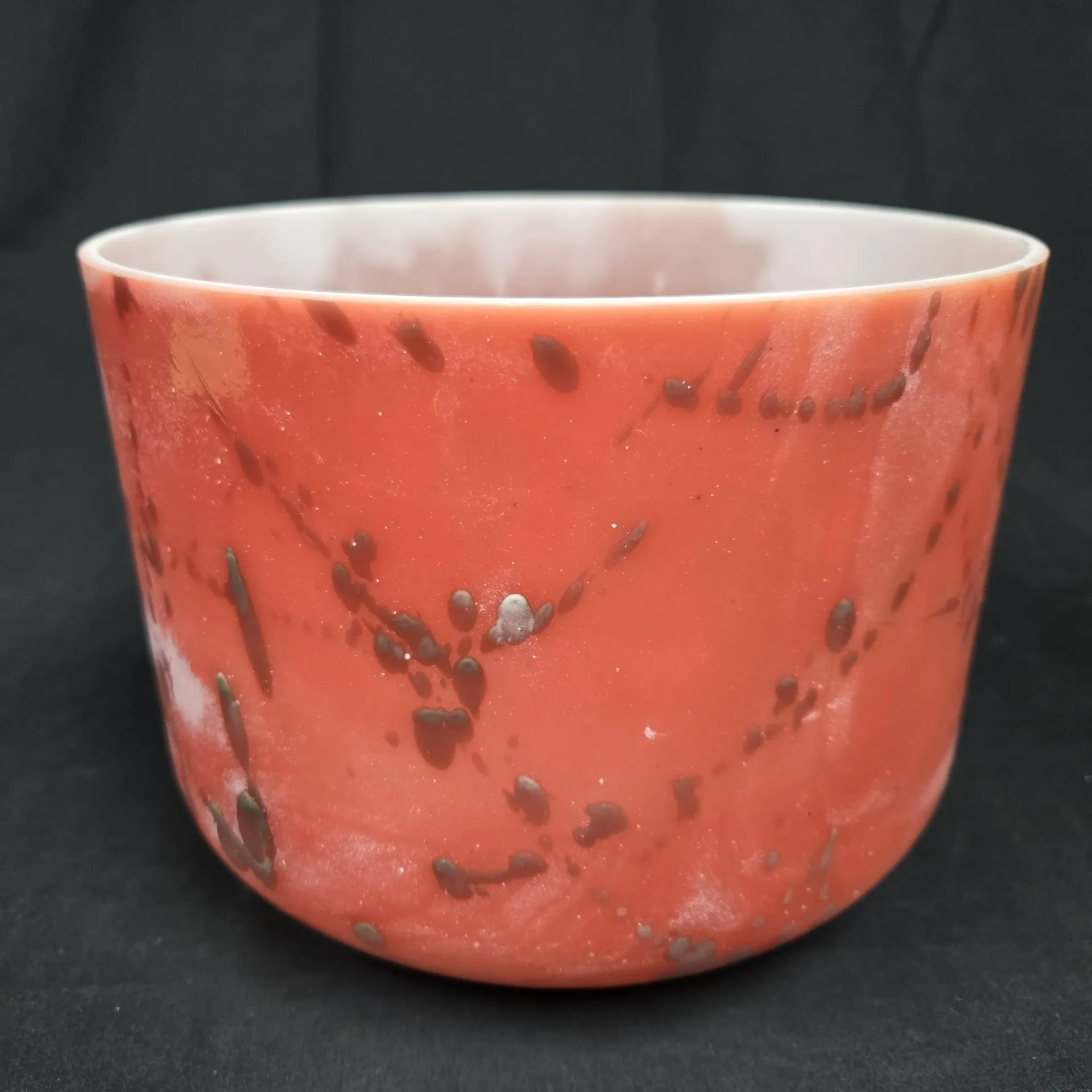 [#5209] 9" Sakura Cherry Blossom Infused Quartz Crystal Singing Bowl | 3B+13 | 248 Hz | First Edition