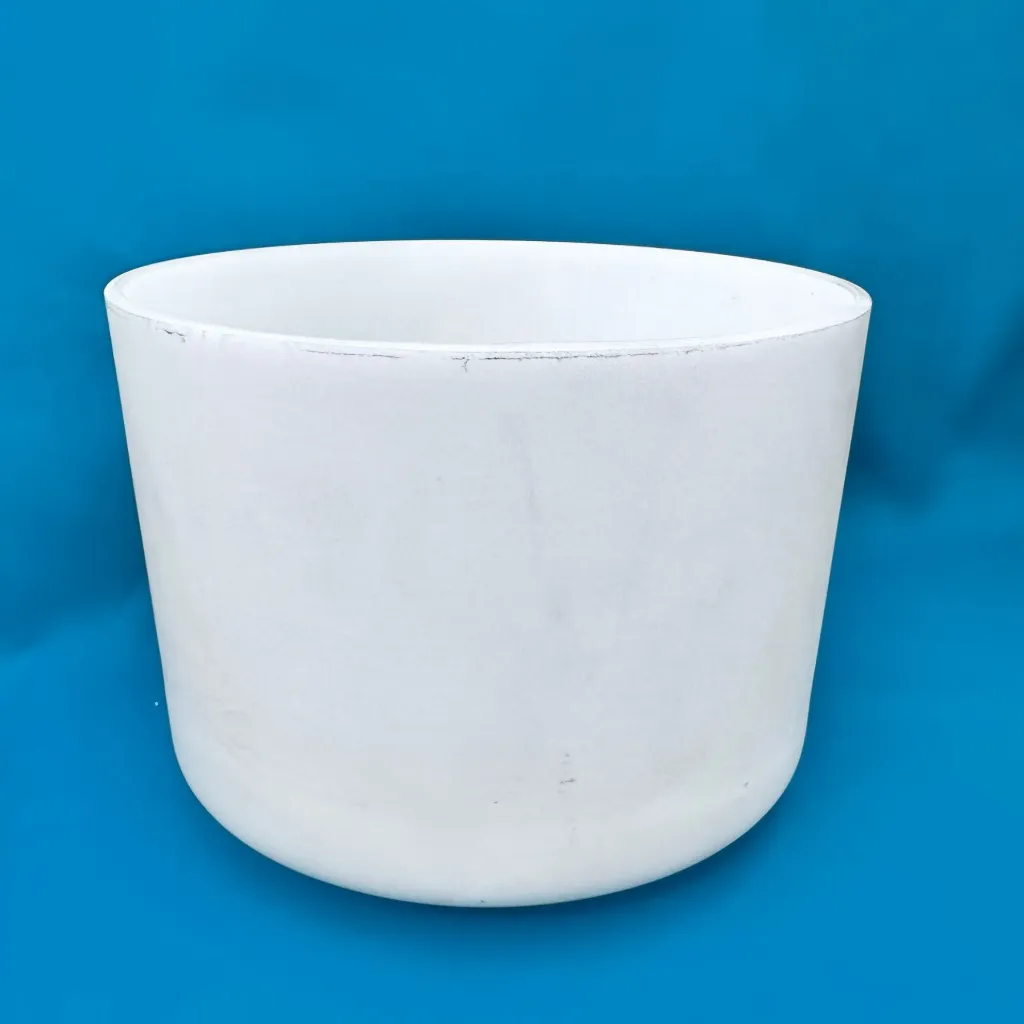 [281] Opaque Quartz Crystal Singing Bowl | 8" G Note | C=528 Tuning | #281