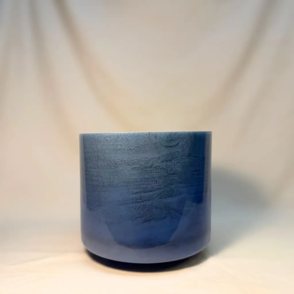 [287] Lucidity Tea Quartz Crystal Singing Bowl | 8" F Note (+35) | Uplift Frequencies | #287