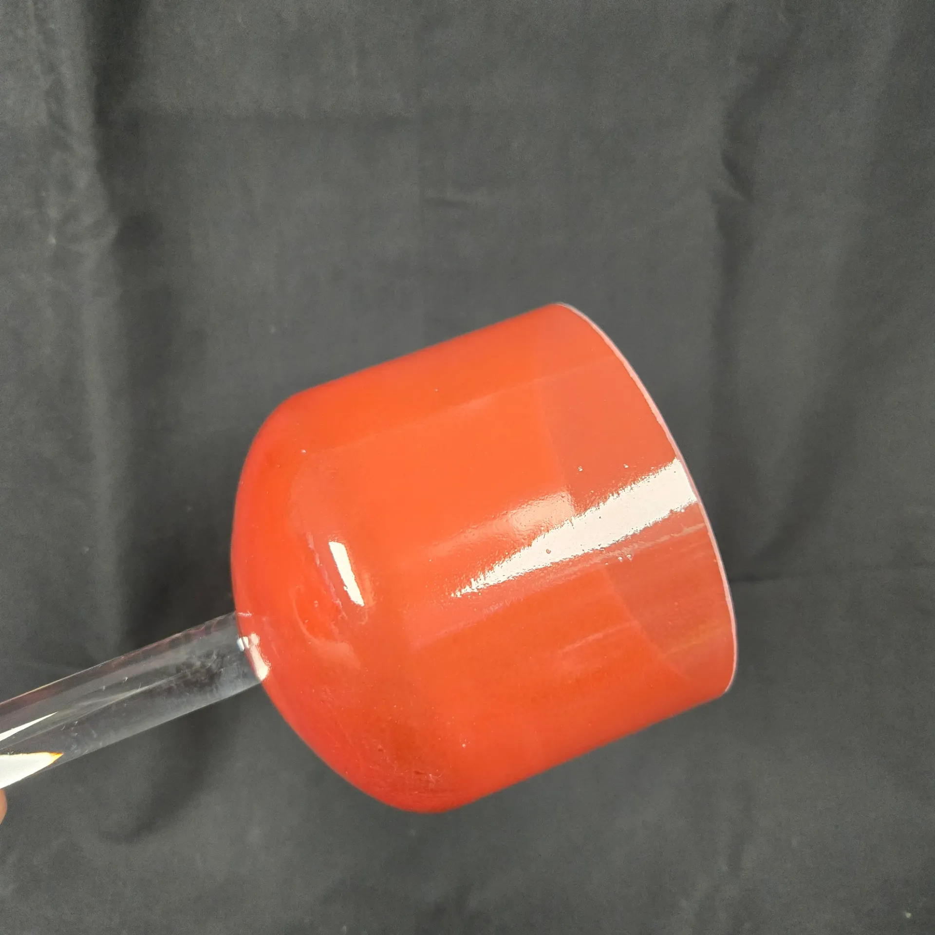 [#5238] 5" Halite Infused Quartz Crystal Singing Bell | 5D#+42 | 637 Hz