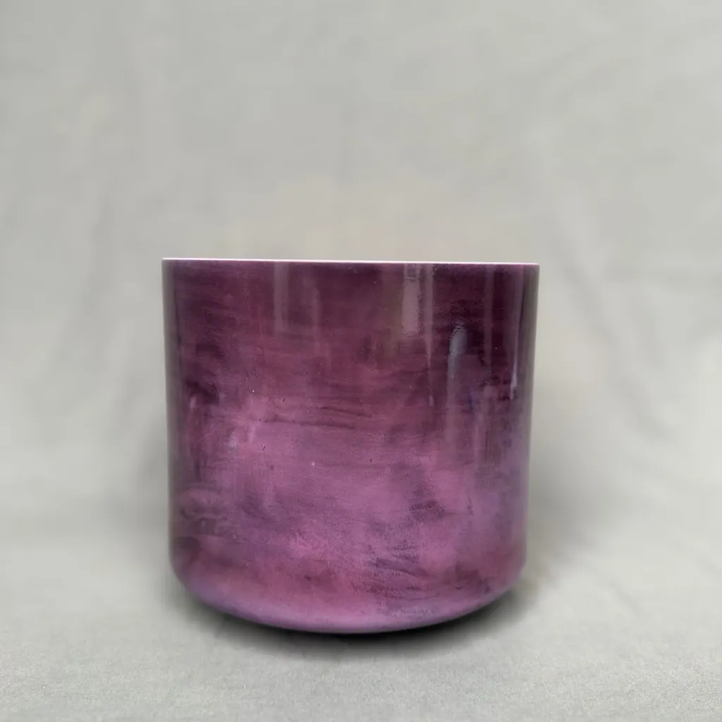 [294] Body Recall Tea Quartz Crystal Singing Bowl | 8" F# Note (-48) | Grounding Frequencies | #294