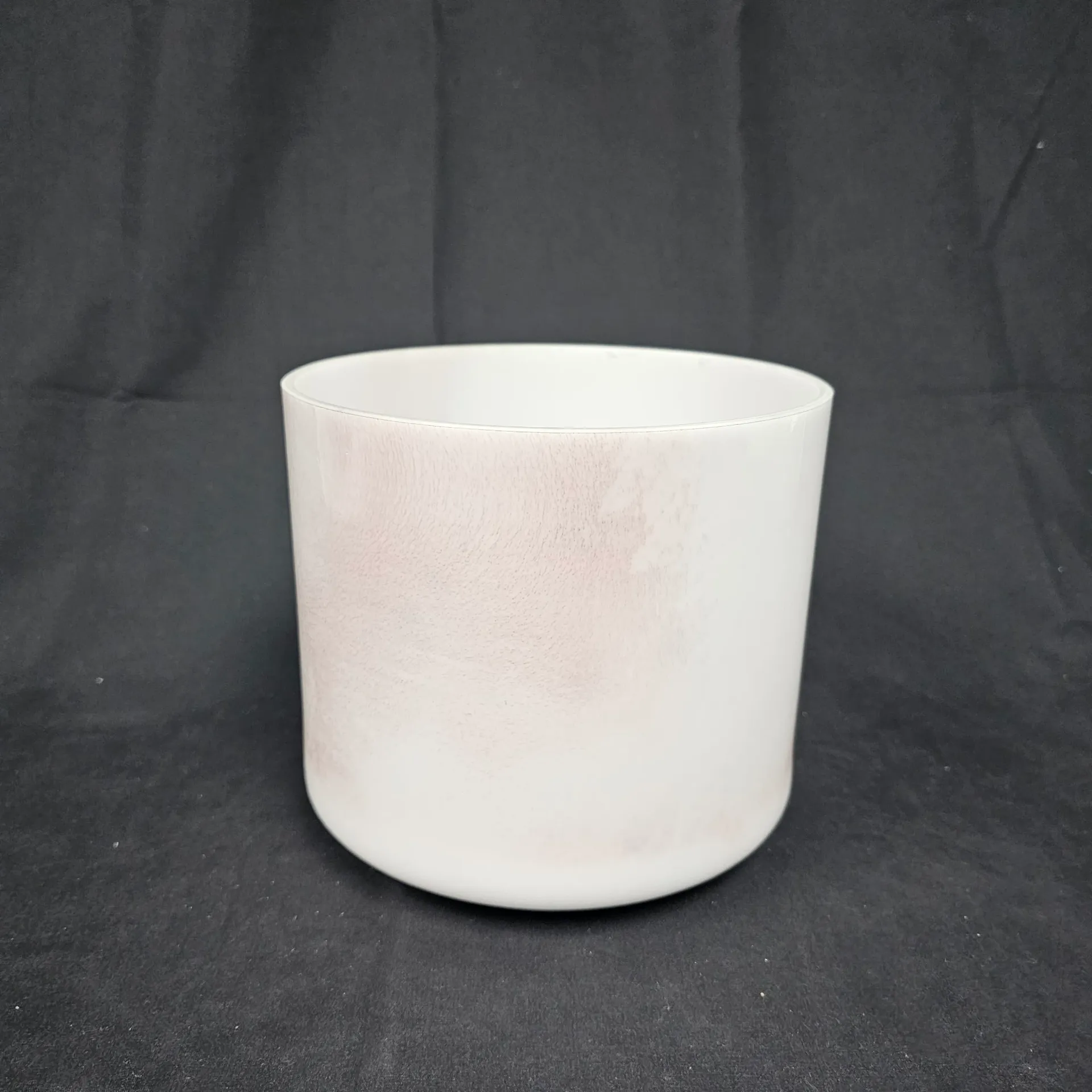 [#299] 8" Halite Infused Quartz Crystal Singing Bowl | 4F+36 | 356 Hz