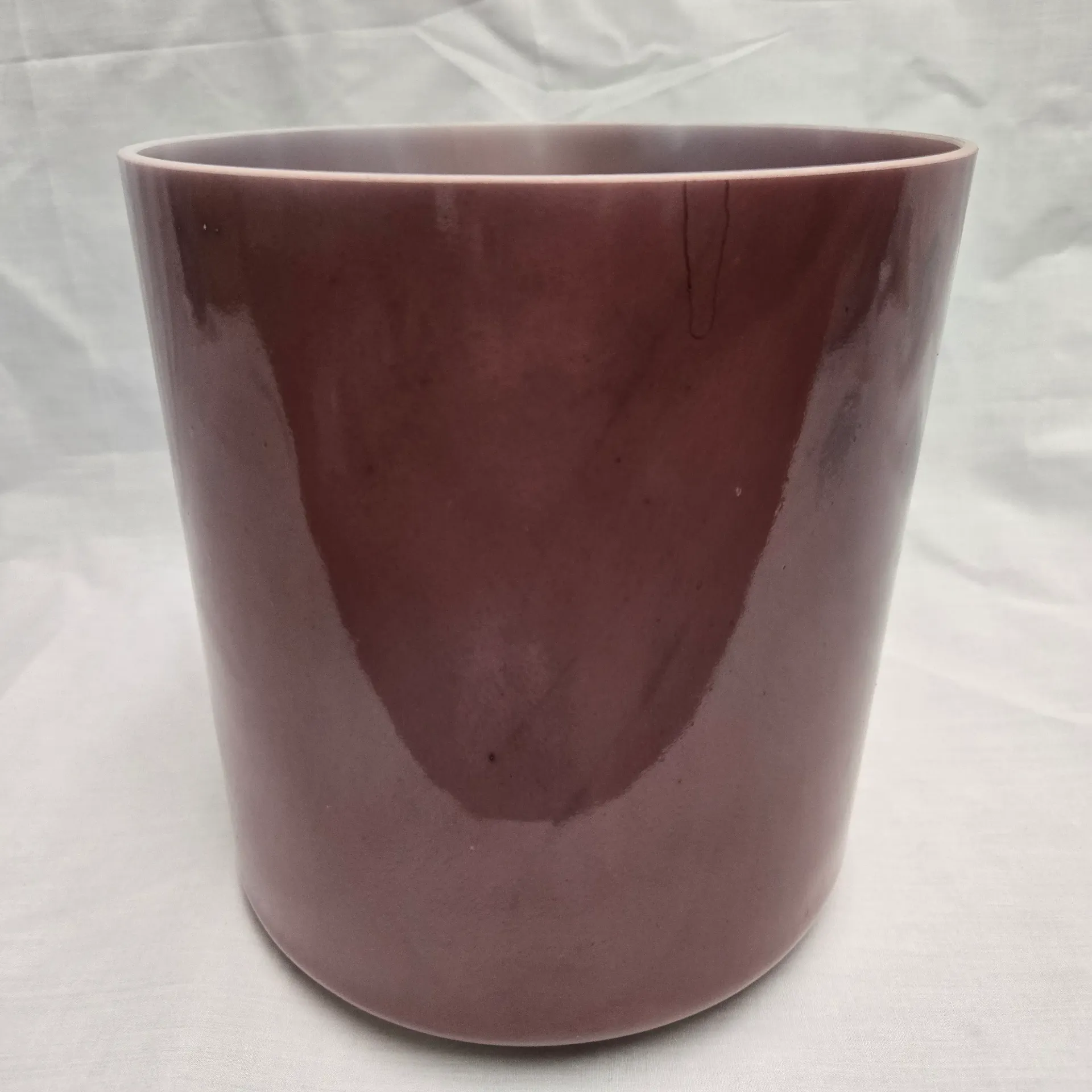 [#5278] 8" Purple Ruby Infused Quartz Crystal Singing Bowl | 3B-4 | 246 Hz