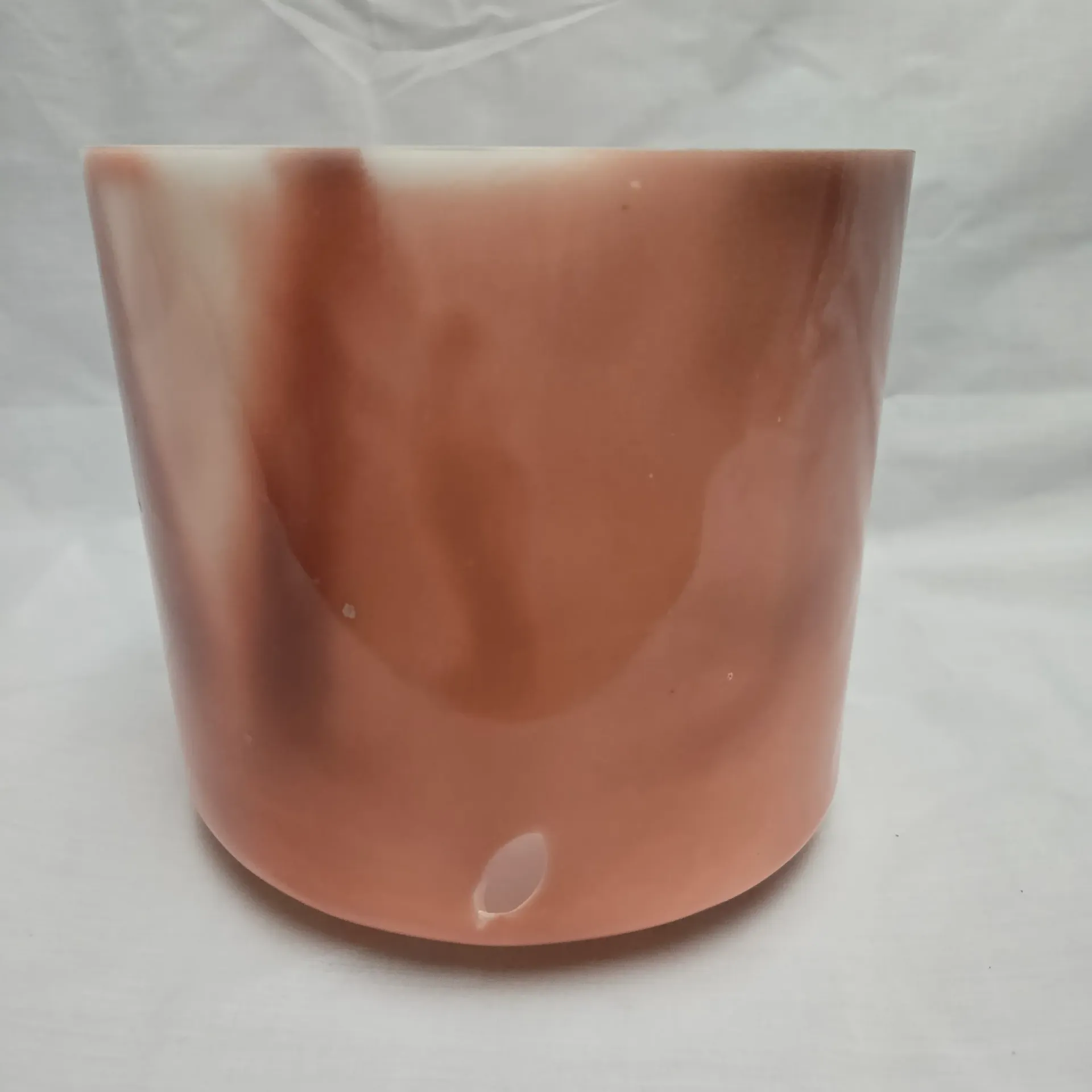 [5292] [#5292] 8" Sakura Cherry Blossom Infused Quartz Crystal Singing Bowl | 4D+46 | 301 Hz | First Edition | Wabi-Sabi
