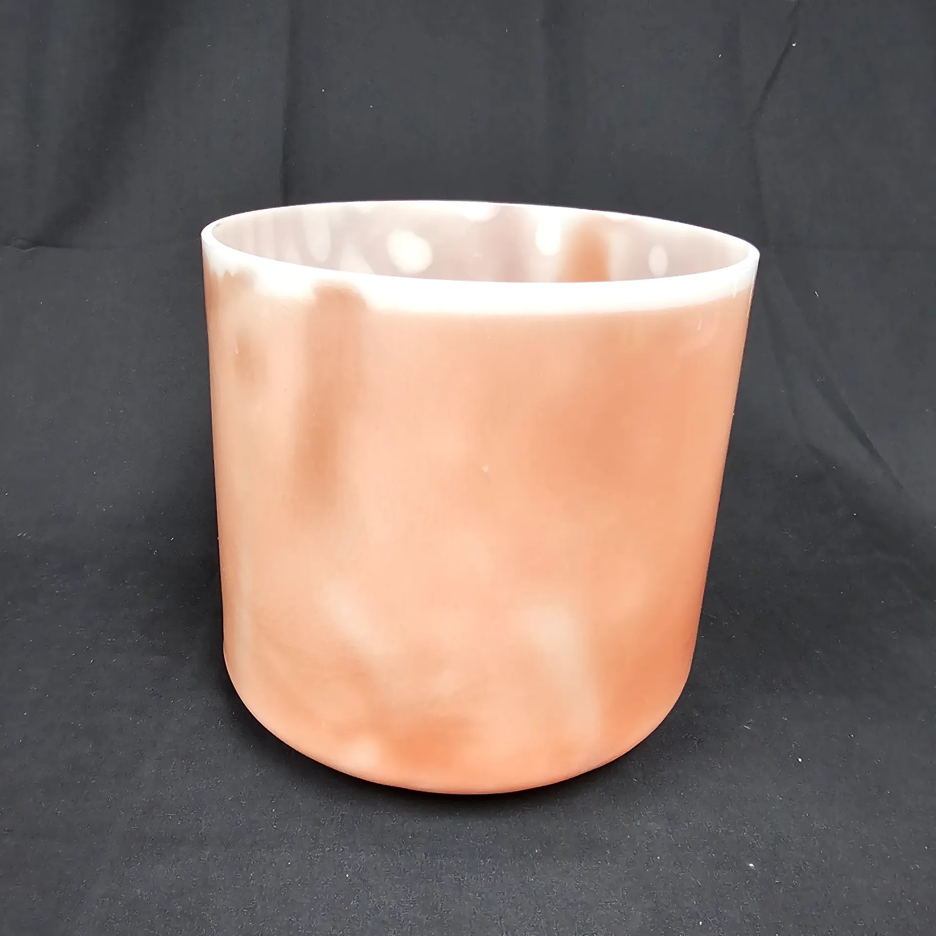 [#5292] 8" Sakura Cherry Blossom Infused Quartz Crystal Singing Bowl | 4D+46 | 301 Hz | First Edition | Wabi-Sabi