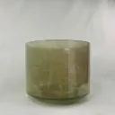 Epidote Quartz Crystal Singing Bowl | 8" E Note (+16) | C=528 Tuning | #349