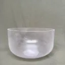 Clear Quartz Crystal Singing Bowl | 12" A Note (-22) | A=432 Tuning | #445