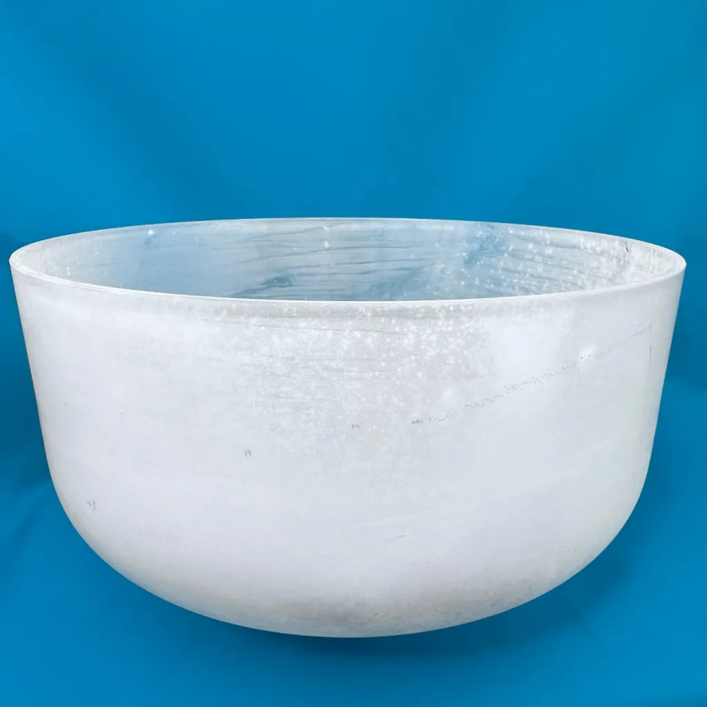 [458] Pain Relief Rejuvenation Quartz Crystal Singing Bowl | 12" A# Note (+43) | #458