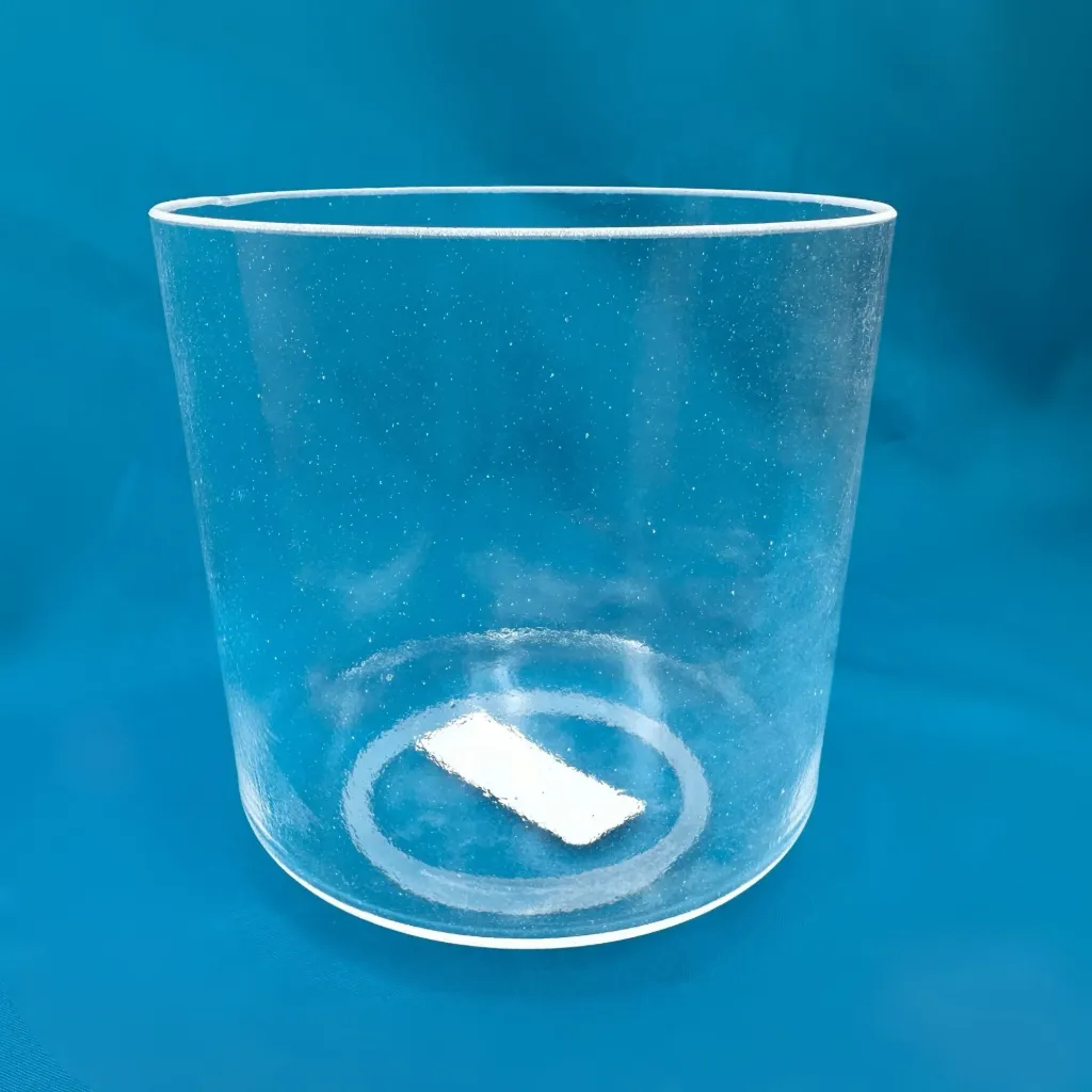 [500] Clear Quartz Crystal Singing Bowl | 6" G# Note | C=528 Tuning | #500
