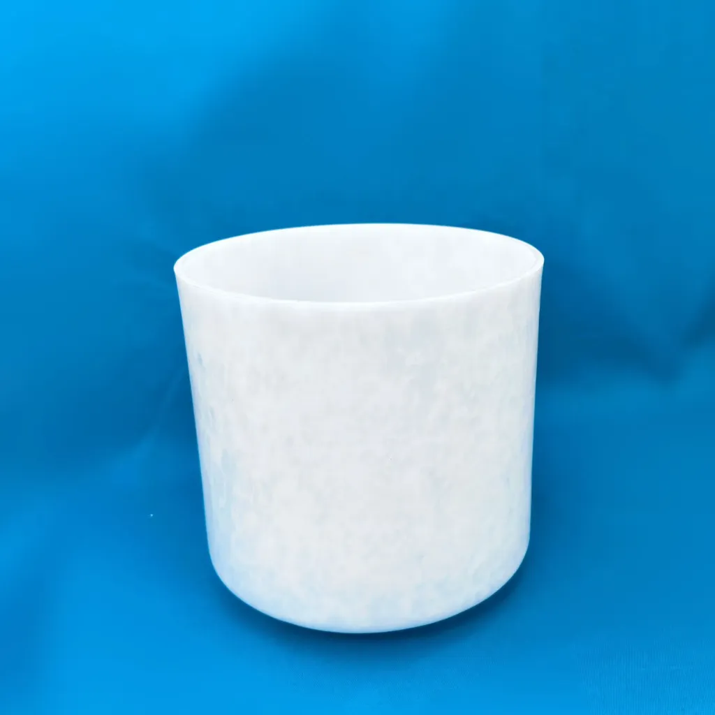 [523] Moonstone Quartz Crystal Singing Bowl | 6" B Note | A=432 Tuning | #523