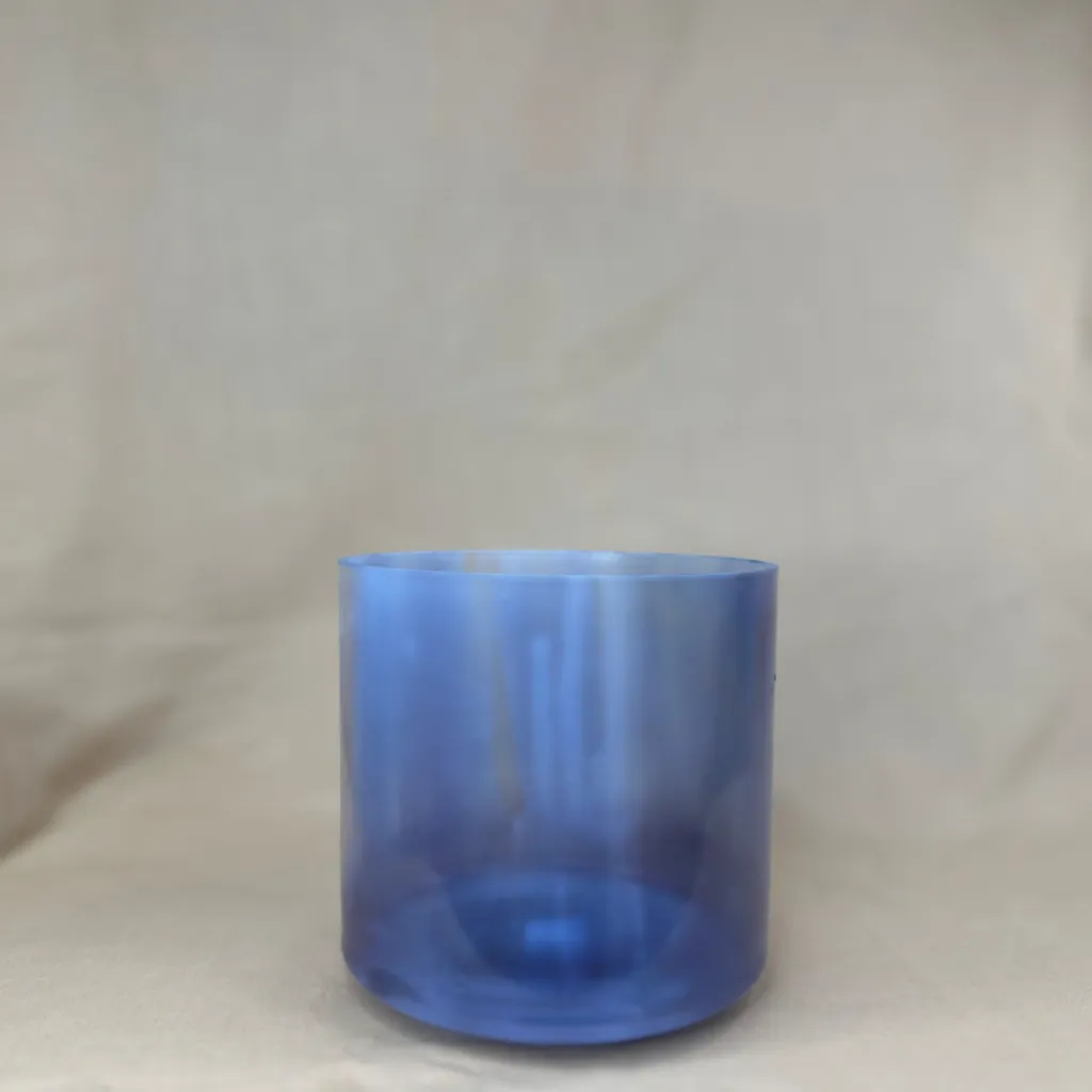 [#555] 6.5" Purpurite Infused Quartz Crystal Singing Bowl | G-31