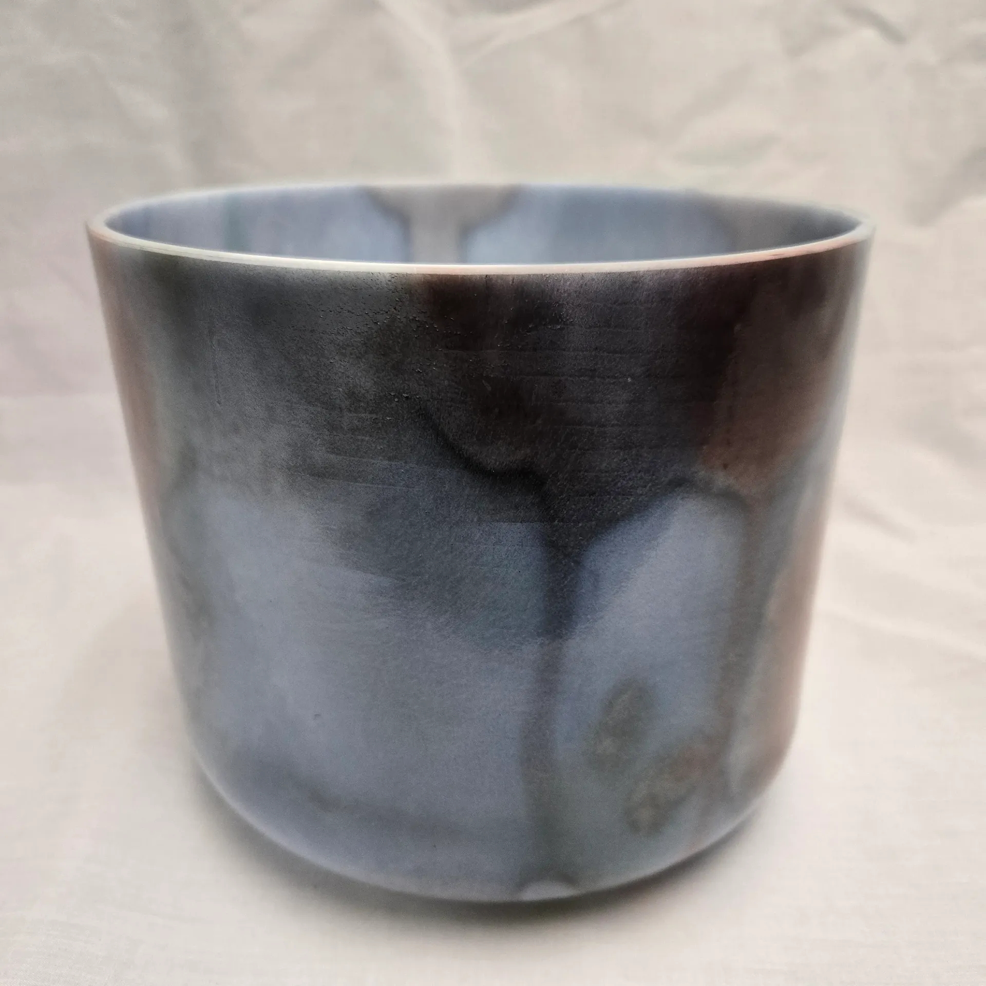 [#5336] 8" Opal Infused Quartz Crystal Singing Bowl | 4F+28 | 355 Hz