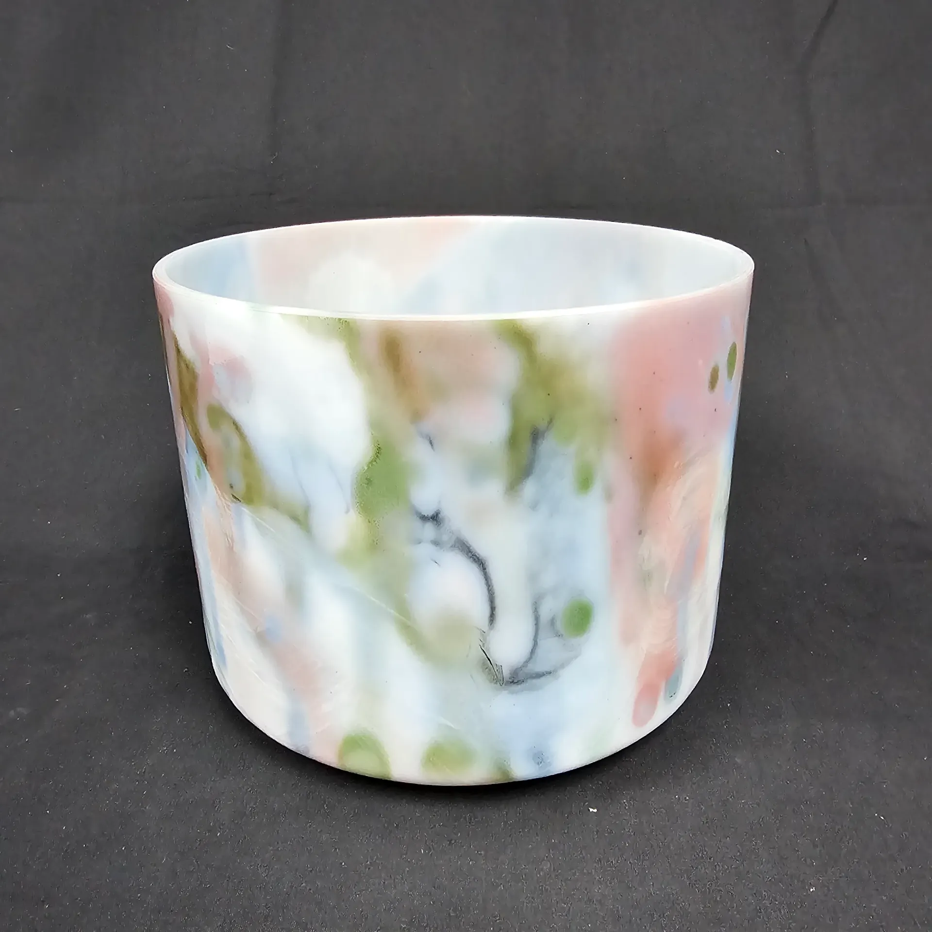 [5453] [#5453] 8" Opal & Apophyllite Infused Quartz Crystal Singing Bowl | 4F#-32 | 363 Hz | First Edition