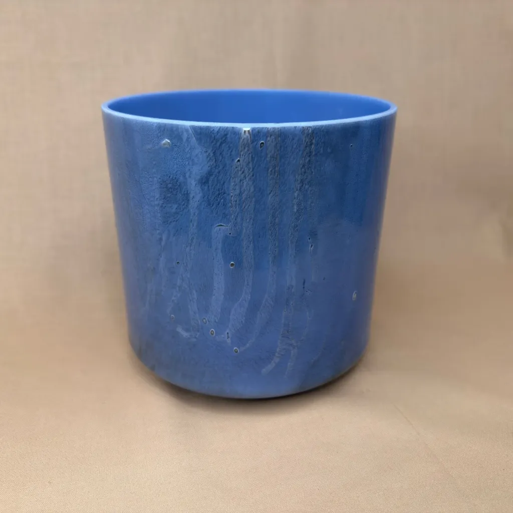 [1057] [#1057] 6.5" Apatite Infused Quartz Crystal Singing Bowl | G#+50