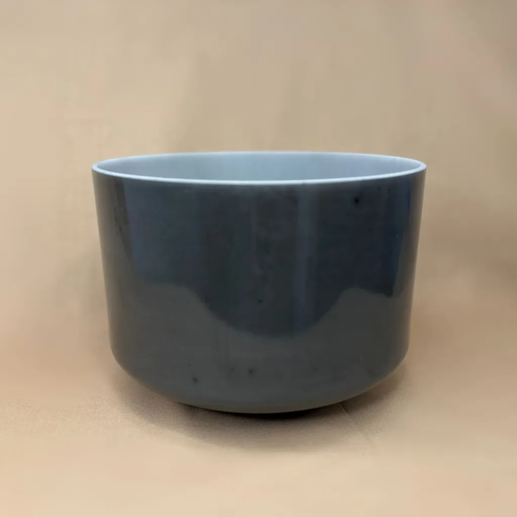 [1147] Trace Minerals Quartz Crystal Singing Bowl | 9" D Note (-15) | A=432 Tuning | #1147
