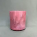 Peach Garnet Quartz Crystal Singing Bowl | 7" D Note (-45) | Grounding Frequencies | #1222