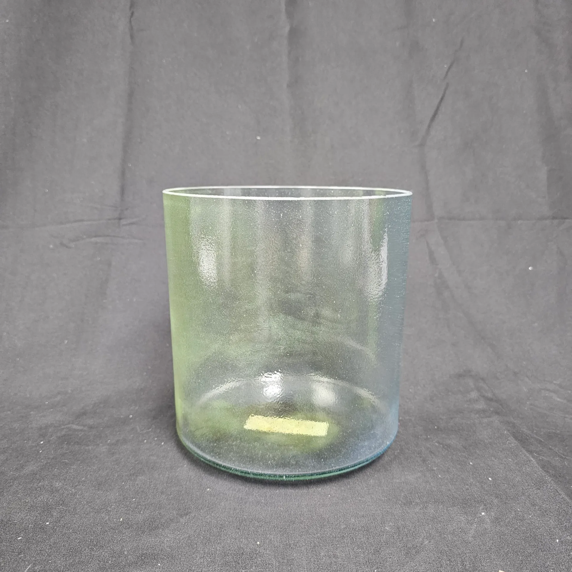 [#1245] 7" Chrysocolla Infused Quartz Crystal Singing Bowl | 4E-6 | 328 Hz