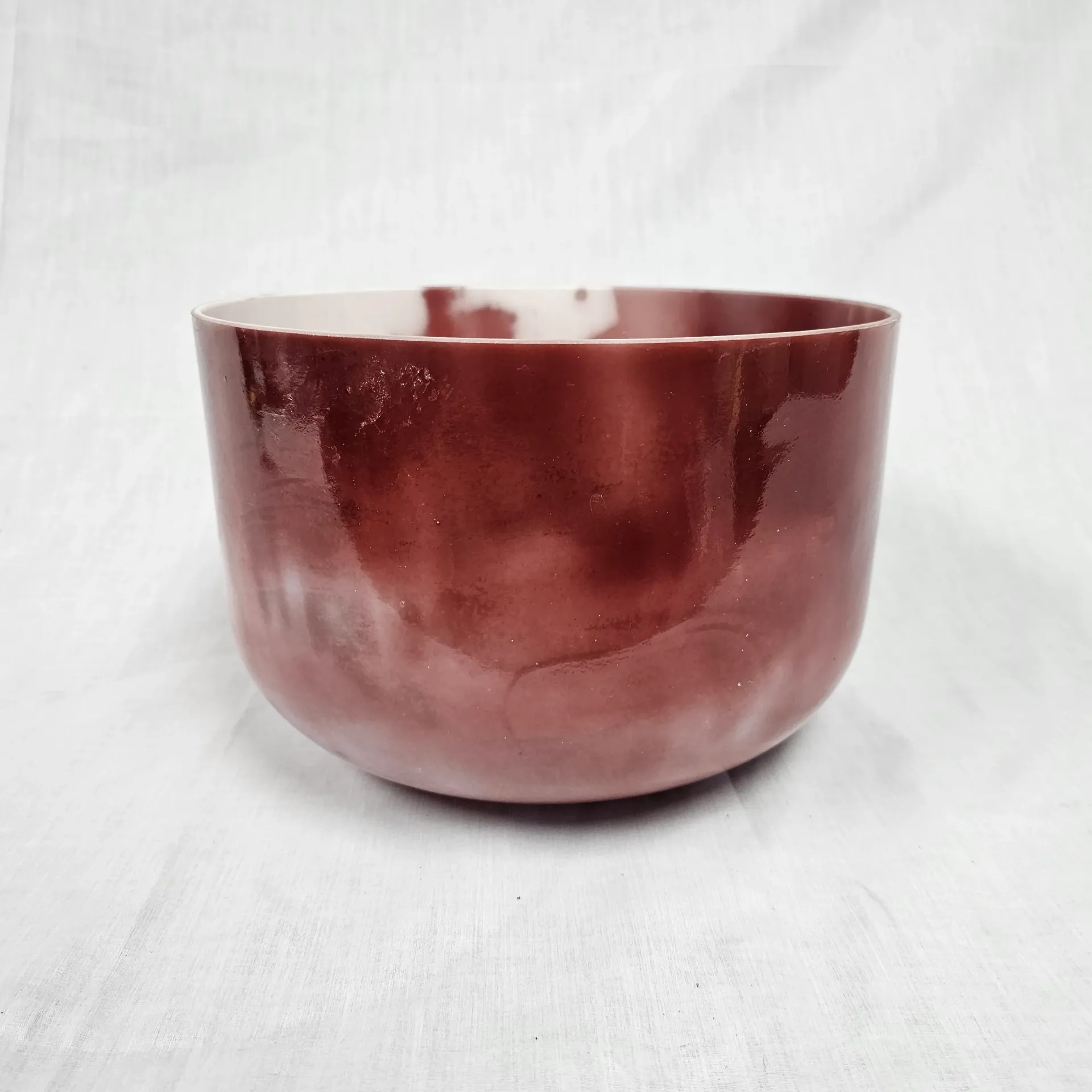 [1592] [#1592] 10" Malaya Purple Garnet Infused Quartz Crystal Singing Bowl | 3F#0