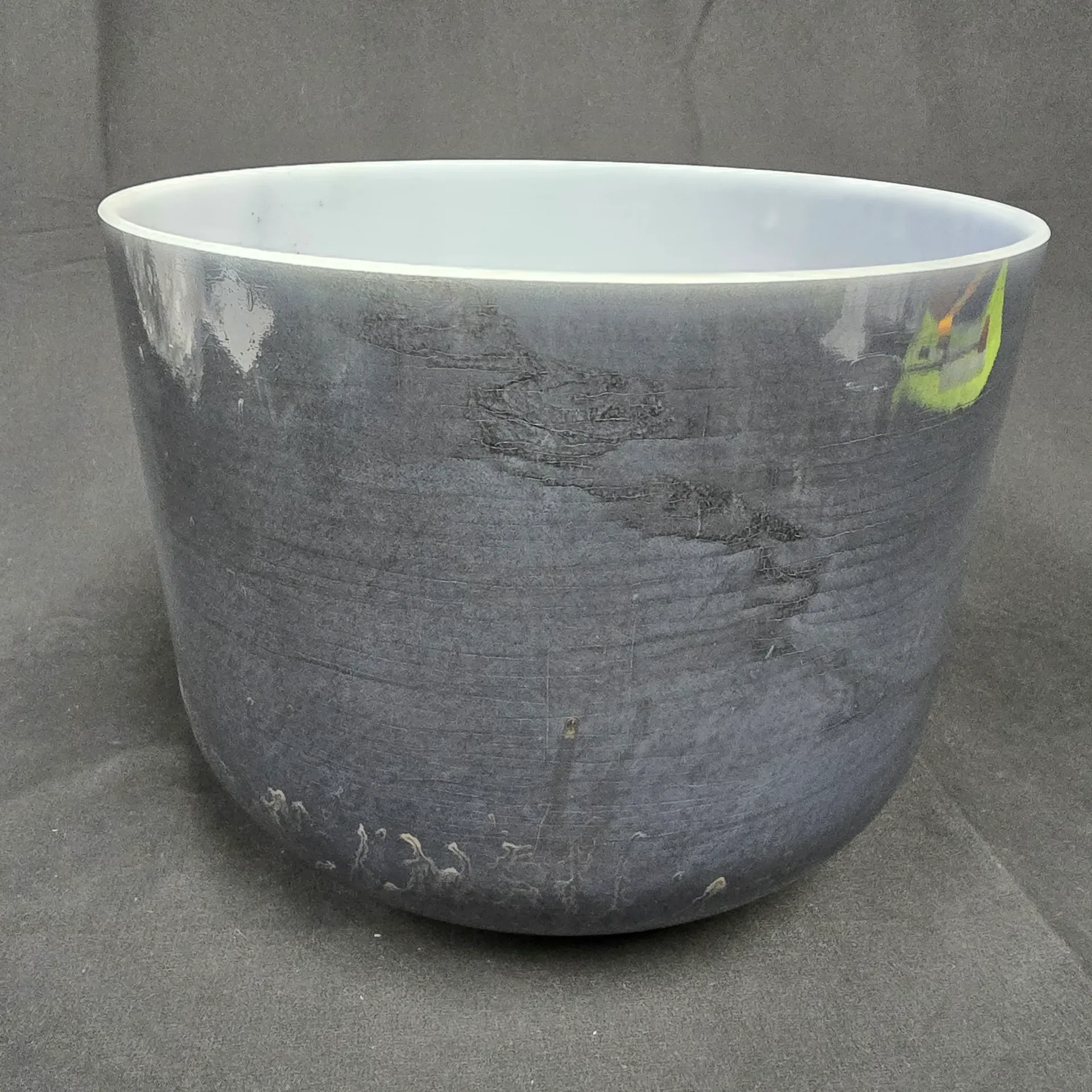 [#1685] 10" Galena Infused Quartz Crystal Singing Bowl | 3A#+23 | 236 Hz