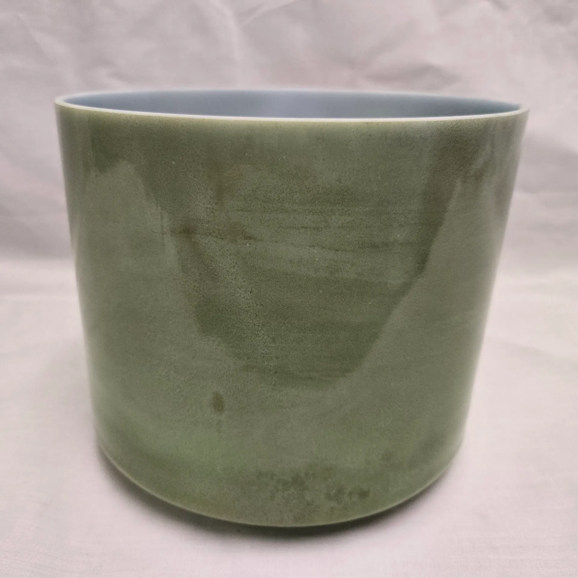 [#1934] 8" Dioptase Infused Quartz Crystal Singing Bowl | 4D+6 | 295 Hz