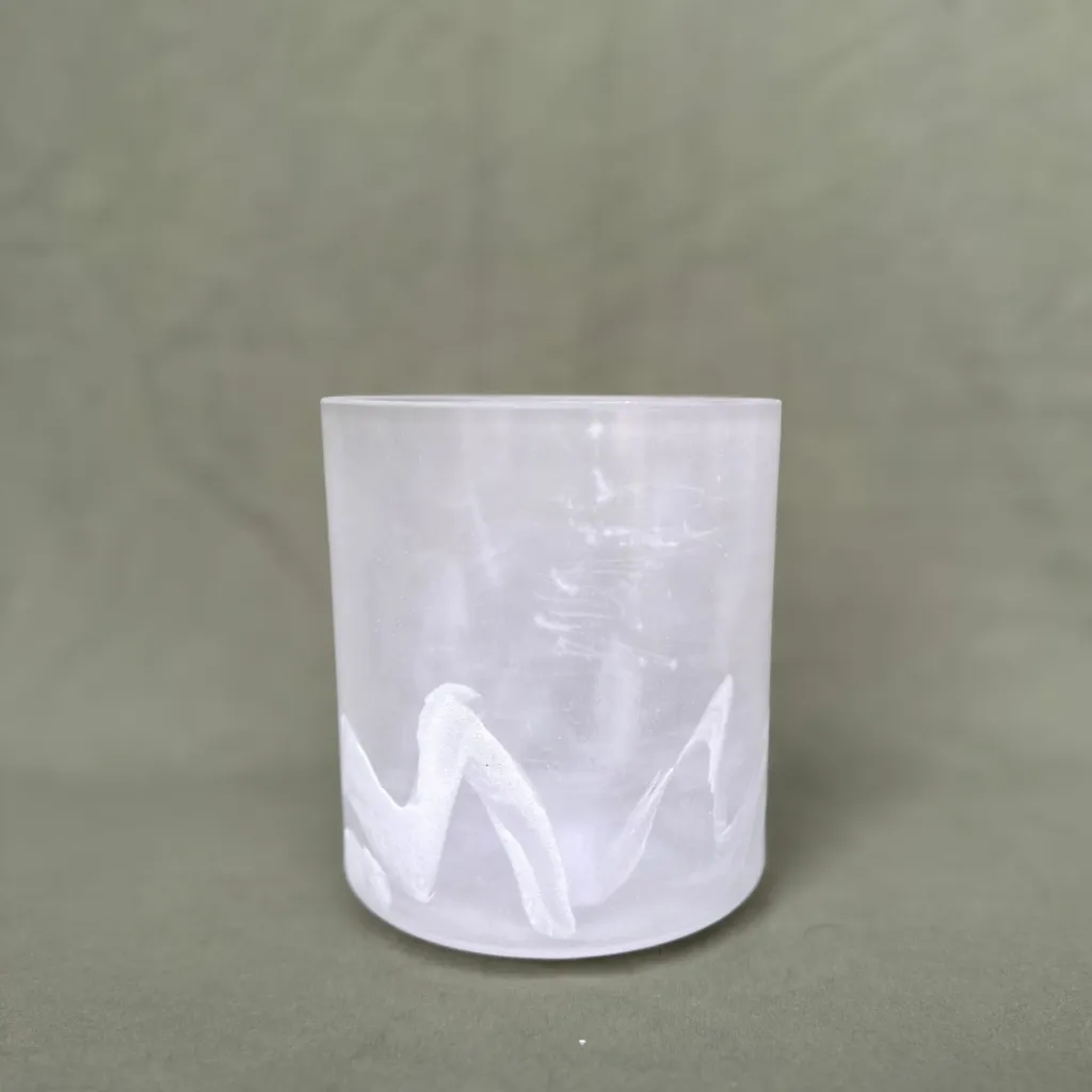 [503] Vibrational Cleanse, Herkimer Diamond Quartz Crystal Singing Bowl | 6" G# Note (-35) | Grounding Frequencies | #503