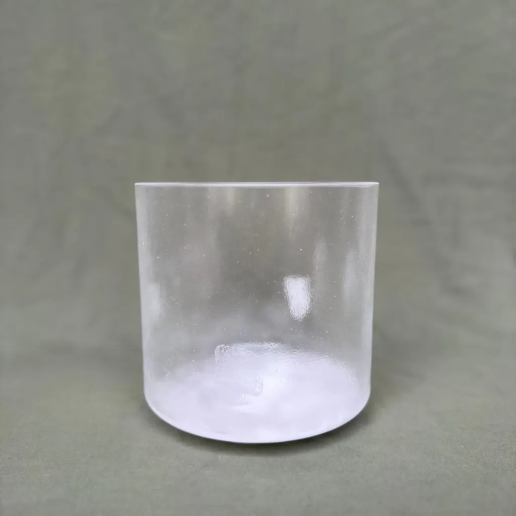 [570] Vibrational Cleanse, Herkimer Diamond Quartz Crystal Singing Bowl | 6.5" A Note (+42) | Uplift Frequencies | #570