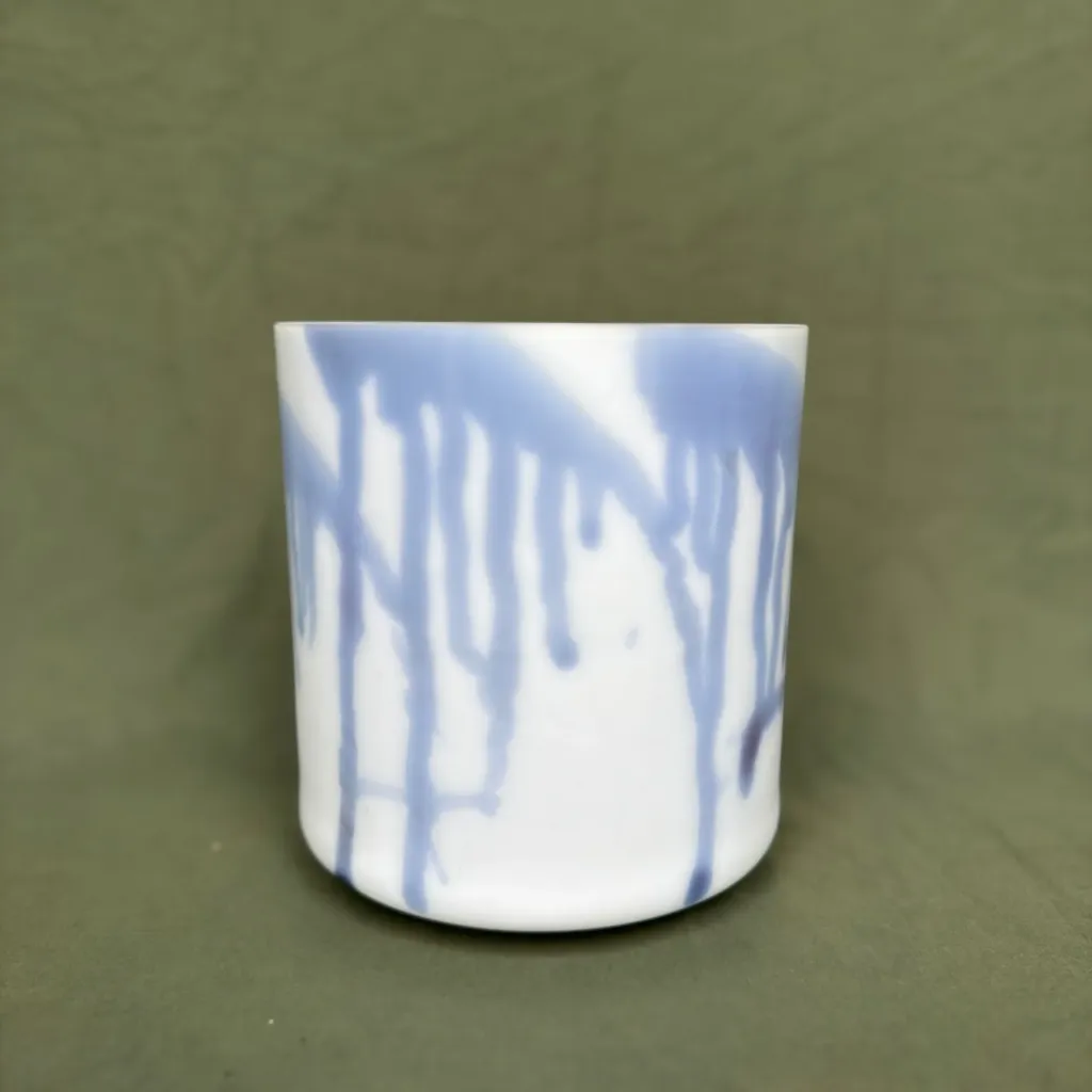 Lavender Flower Quartz Crystal Singing Bowl | 7" F# Note (-15) | Grounding Frequencies | #590