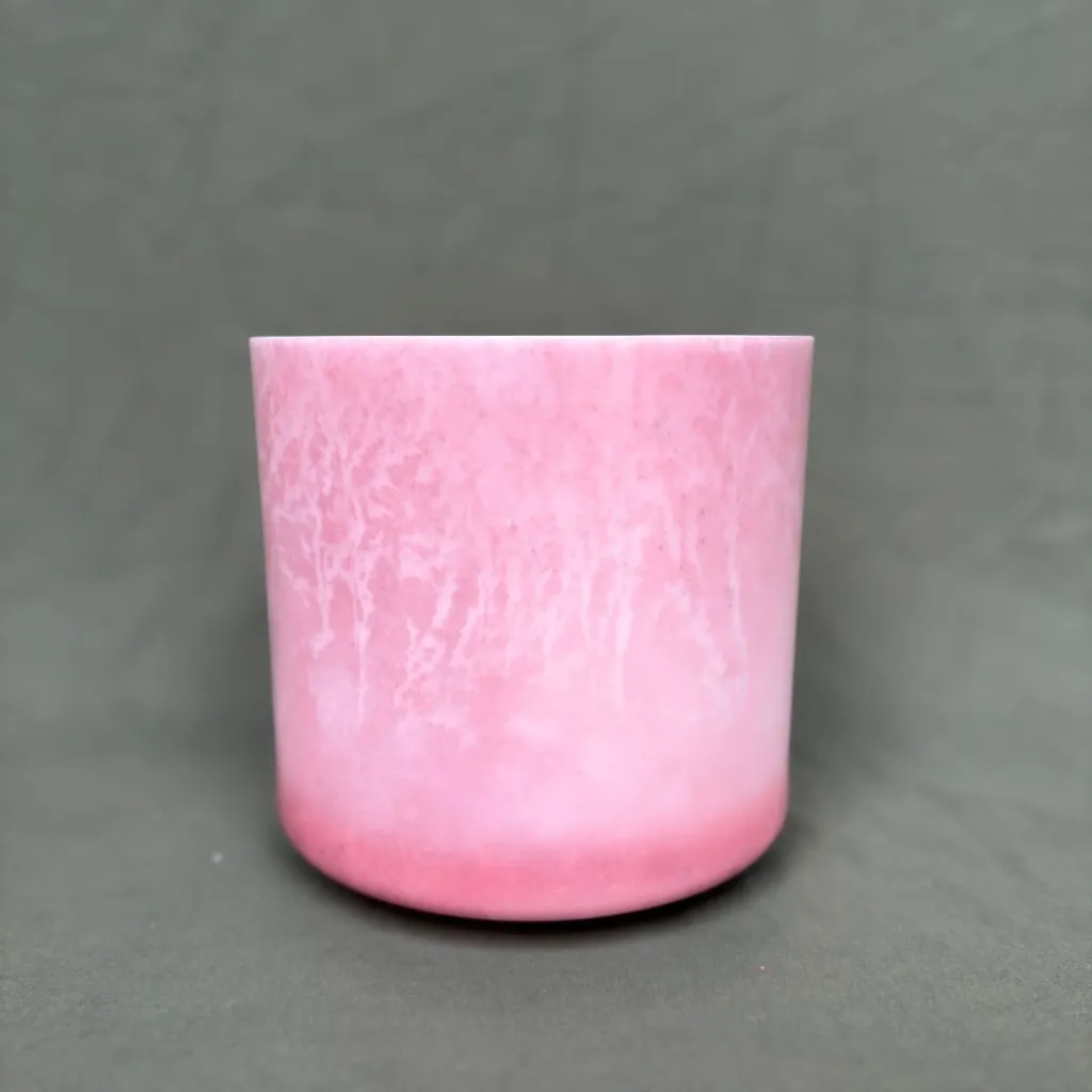 [593] Halite Quartz Crystal Singing Bowl | 7" G Note (0) | Concert Pitch | #593