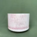 [#646] 9" Halite Infused Quartz Crystal Singing Bowl | C#-42