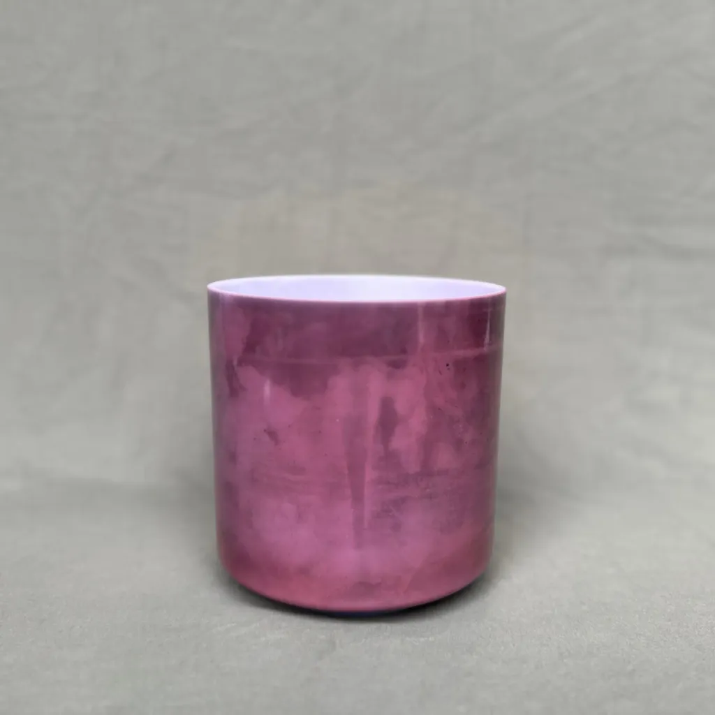 Body Recall Tea Quartz Crystal Singing Bowl | 6" A Note (-33) | A=432 Tuning | #662