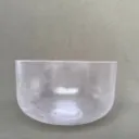Clear Quartz Crystal Singing Bowl | 12" A Note (+22) | Uplift Frequencies | #452