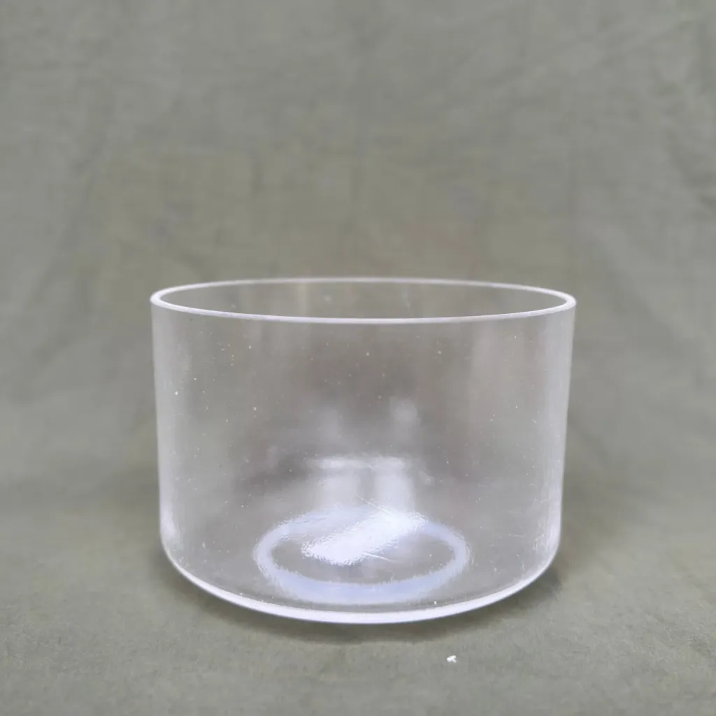 [334] Clear Quartz Crystal Singing Bowl | 7" A Note (-26) | A=432 Tuning | #334