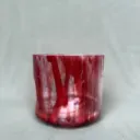 [#567] Dragon's Blood Tree Resin Infused Quartz Crystal Singing Bowl | 6.5" | 4F#+35 | 378 Hz