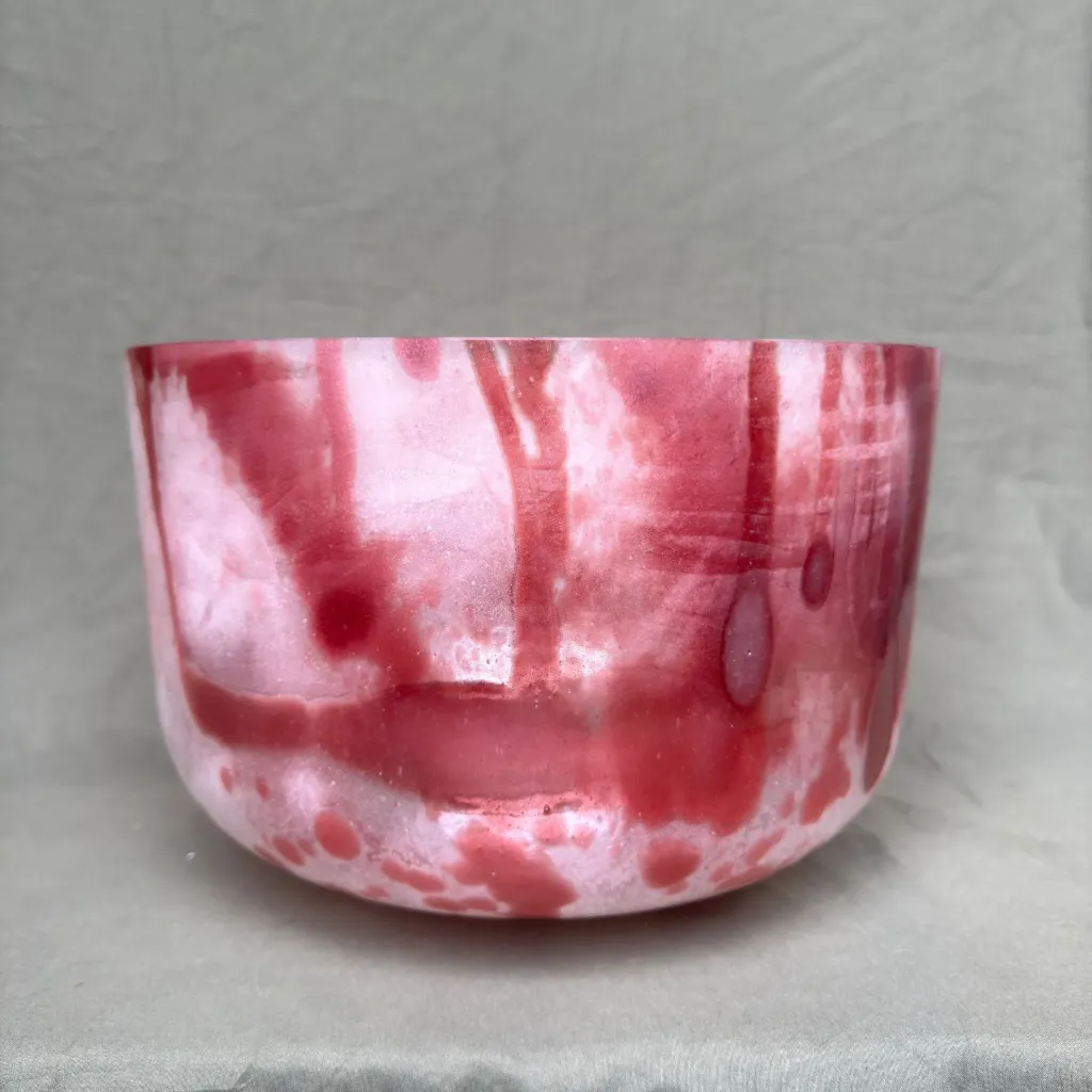 [780] Dragon's Blood Tree Resin Quartz Crystal Singing Bowl | 12" D Note (-14) | #780