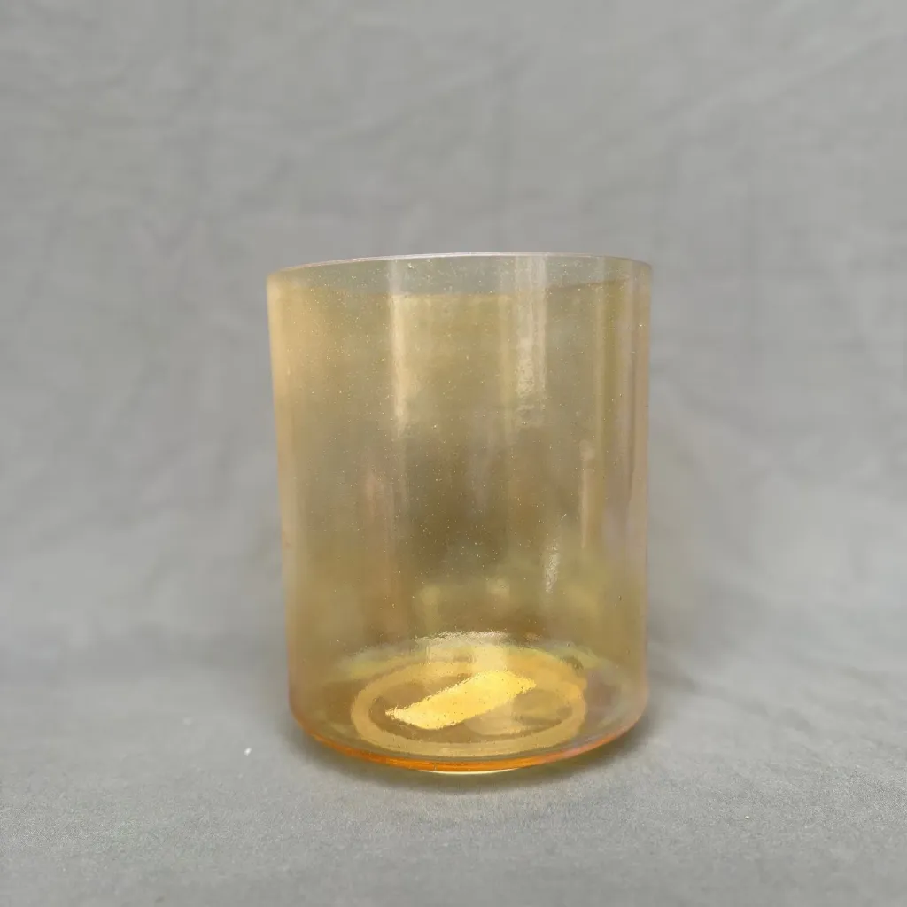 [834] Citrine Quartz Crystal Singing Bowl | 6" G# Note (0) | Concert Pitch | #834