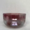 [#1416] 12" Red Spinel Infused Quartz Crystal Singing Bowl | 3F+30 | 178 Hz
