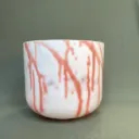 Lepidolite Quartz Crystal Singing Bowl | 10" A Note (-35) | A=432 Tuning | #1557