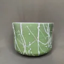 [#1711] 10" Green Aventurine Infused Quartz Crystal Singing Bowl | C-35