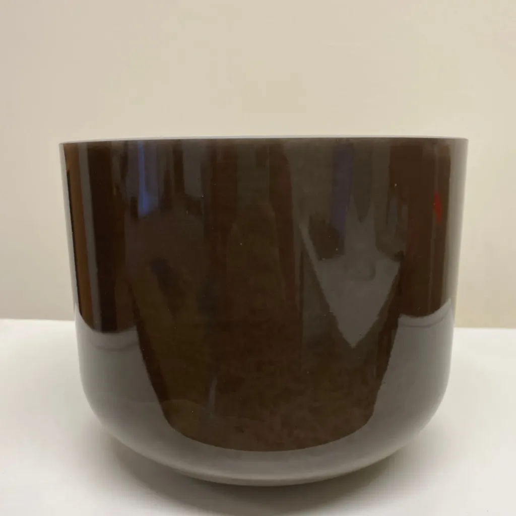 [1698] Trace Minerals Quartz Crystal Singing Bowl | 10" A Note | #1698