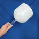 [#2121] 7" Opaque Quartz Crystal Singing Bowl | 4G-40 | 383 Hz