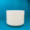 [#2146] 8" Calcium Infused Quartz Crystal Singing Bowl | 4F+35 | 356 Hz