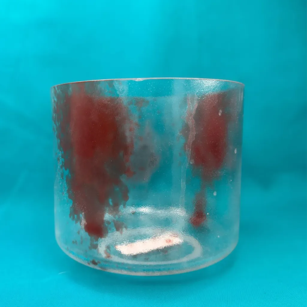 [2159] Dragon's Blood Quartz Crystal Singing Bowl | 6.5" G# Note | C=528 Tuning | #2159