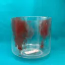 Dragon's Blood Quartz Crystal Singing Bowl | 6.5" G# Note (+30) | C=528 Tuning | #2159