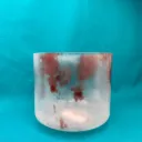 [#2158] 6.5" Dragon's Blood Infused Quartz Crystal Singing Bowl | 4G-44 | 382 Hz