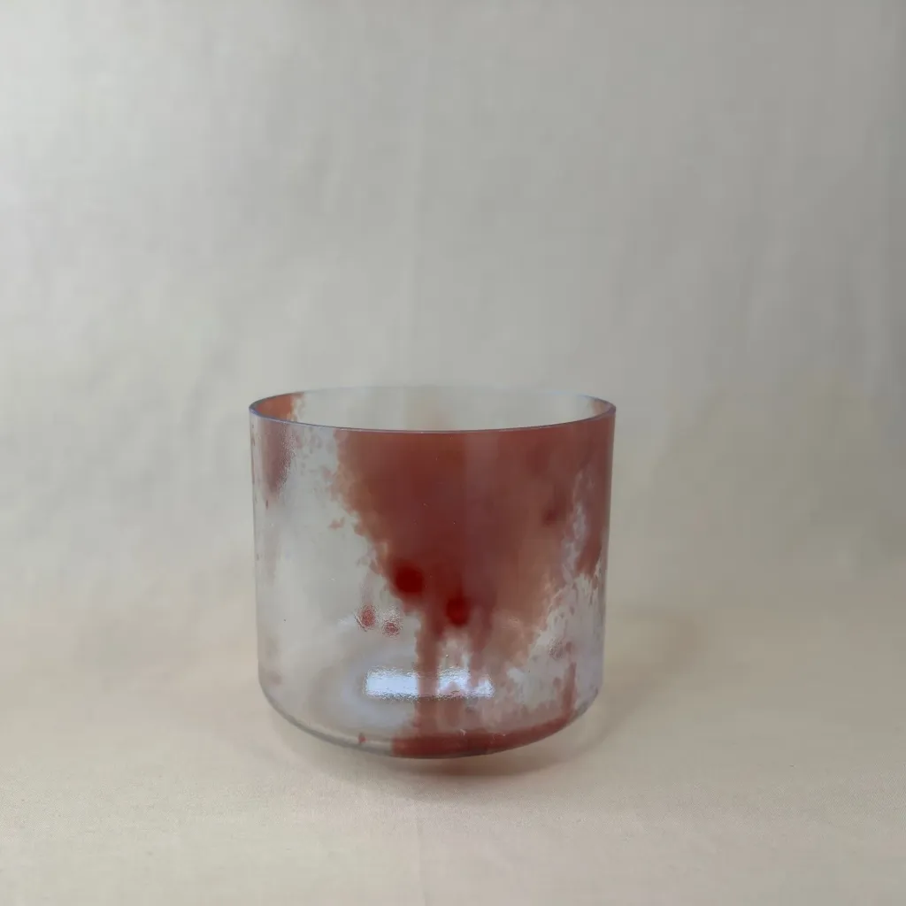 [2160] Dragon's Blood Quartz Crystal Singing Bowl | 6.5" G# Note | A=432 Tuning | #2160