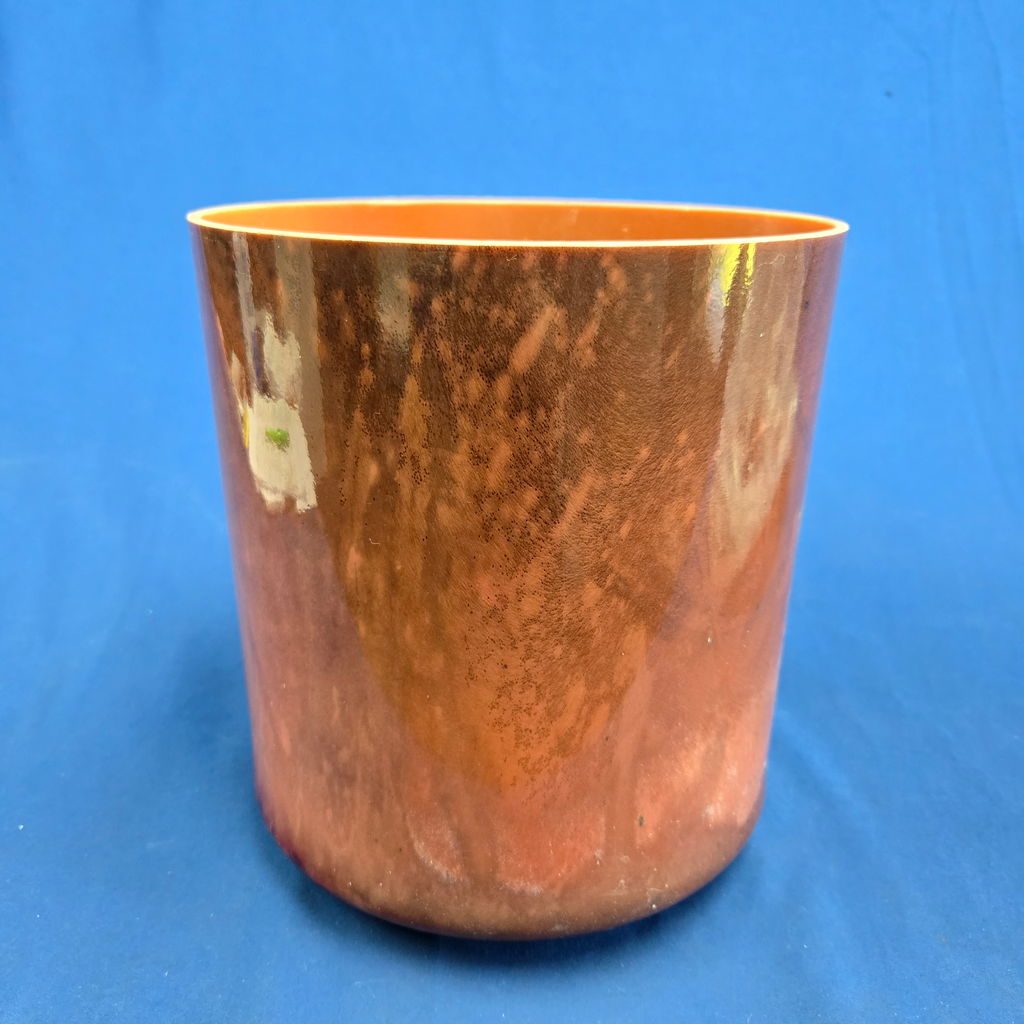 [#3371] 9" Cappuccino Infused Quartz Crystal Singing Bowl | 3G#+25 | 210 Hz