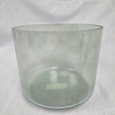 [#4876] 8" Green Amethyst Infused Quartz Crystal Singing Bowl | 4D#+46 | 319 Hz